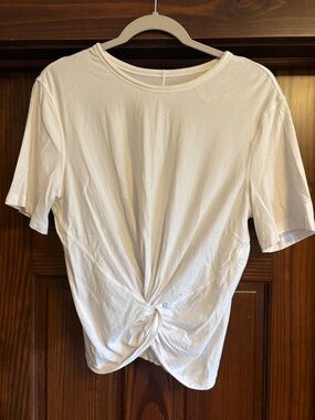 Lululemon Twist-Front Short Sleeve Top - White